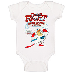 Roger Ramjet Retro Cartoon Baby One Piece Roger Ramjet Retro Cartoon Baby One Piece