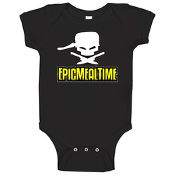 Epic Meal Time Food Challenge Logo Baby One Piece Epic Meal Time Food Challenge Logo Baby One Piece