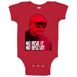 Bruce Arians Quote No Risk It No Biscuit Baby One Piece Bruce Arians Quote No Risk It No Biscuit Baby One Piece