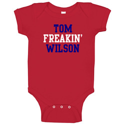 Tom Freakin Wilson Washington Hockey Player Sports Fan Baby One Piece Tom Freakin Wilson Washington Hockey Player Sports Fan Baby One Piece