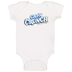 Cap'n Captain Crunch Logo Greatest Cereal Of All Time Breakfast Fan Foodie Baby One Piece Cap'n Captain Crunch Logo Greatest Cereal Of All Time Breakfast Fan Foodie Baby One Piece