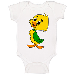 Hanna Barbera Yakky Doodle Retro Cartoon Baby One Piece Hanna Barbera Yakky Doodle Retro Cartoon Baby One Piece