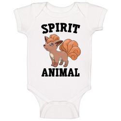 Vulpix Is My Spirit Animal Baby One Piece