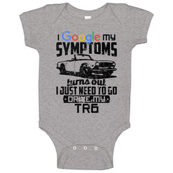 1969 Triumph Tr6 Googled My Symptoms Drive My Car Worn Look Baby One Piece 1969 Triumph Tr6 Googled My Symptoms Drive My Car Worn Look Baby One Piece