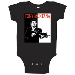 Tony Montana Scarface Baby One Piece Tony Montana Scarface Baby One Piece