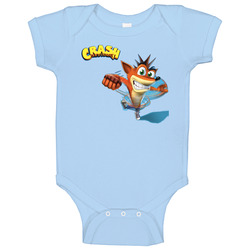 Crash Bandicoot Video Game Baby One Piece Crash Bandicoot Video Game Baby One Piece