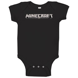 Minecraft New Logo Creeper Pc Game Baby One Piece Minecraft New Logo Creeper Pc Game Baby One Piece