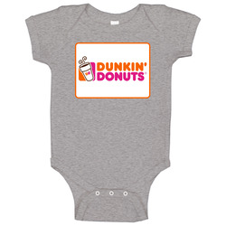 Dunkin Donuts Logo Baby One Piece Dunkin Donuts Logo Baby One Piece