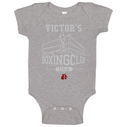 Victor Boxing Club Fighting Excerise Baby One Piece Victor Boxing Club Fighting Excerise Baby One Piece