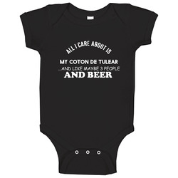 Coton De Tulear All I Care About Is My Dog Dogs Baby One Piece Coton De Tulear All I Care About Is My Dog Dogs Baby One Piece