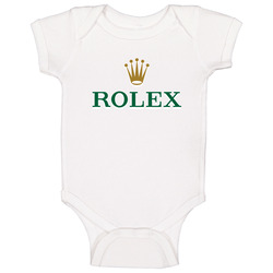 Rolex Logo Baby One Piece Rolex Logo Baby One Piece