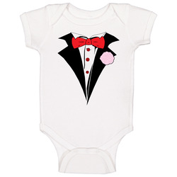 Tuxedo Design Baby One Piece Tuxedo Design Baby One Piece