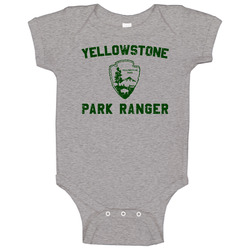 Yellowstone Park Ranger Baby One Piece Yellowstone Park Ranger Baby One Piece