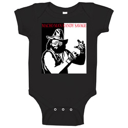 Macho Man Randy Savage Baby One Piece Macho Man Randy Savage Baby One Piece