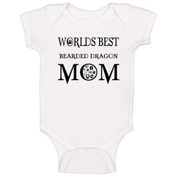 Bearded Dragon Worlds Best Mom Animal Baby One Piece Bearded Dragon Worlds Best Mom Animal Baby One Piece