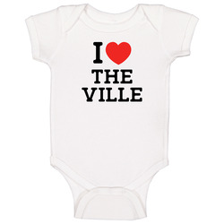 I Love The Ville Usa Baby One Piece I Love The Ville Usa Baby One Piece