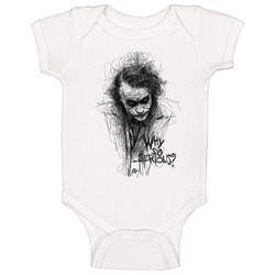 Joker Scribble Drawing Baby One Piece Joker Scribble Drawing Baby One Piece