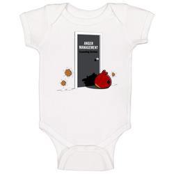 Angry Birds Anger Management Funny Baby One Piece Angry Birds Anger Management Funny Baby One Piece
