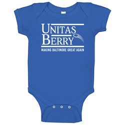 Johnny Unitas Raymond Berry President Baltimore Retro Football Duo Fan Baby One Piece Johnny Unitas Raymond Berry President Baltimore Retro Football Duo Fan Baby One Piece