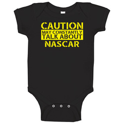 Nascar Warning May Talk About Sport Hobby Unisex Baby One Piece Nascar Warning May Talk About Sport Hobby Unisex Baby One Piece