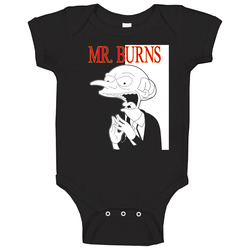 Mr Burns Cartoon Comic Baby One Piece Mr Burns Cartoon Comic Baby One Piece
