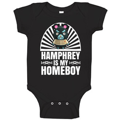 Hamphrey Is My Homeboy Animal Crossing New Horizons Character Video Game Fan Baby One Piece Hamphrey Is My Homeboy Animal Crossing New Horizons Character Video Game Fan Baby One Piece