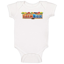 Farm Ville Farmville Facebook App Baby One Piece Farm Ville Farmville Facebook App Baby One Piece