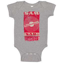Sam The Record Man Toronto 80s Retro Baby One Piece Sam The Record Man Toronto 80s Retro Baby One Piece