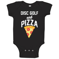 Disc Golf And Pizza Unisex Baby One Piece Disc Golf And Pizza Unisex Baby One Piece