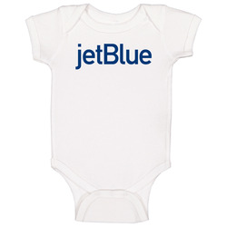 Jetblue Airways Corporation Nasdaq Company Logo Employee Fan Baby One Piece Jetblue Airways Corporation Nasdaq Company Logo Employee Fan Baby One Piece