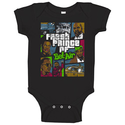 Fresh Prince Of Bel Air Gta Style Worn Look Baby One Piece Fresh Prince Of Bel Air Gta Style Worn Look Baby One Piece