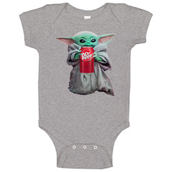 Baby Yoda The Child Mandalorian Dr Pepper Soda Pop Drink Baby One Piece Baby Yoda The Child Mandalorian Dr Pepper Soda Pop Drink Baby One Piece