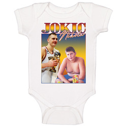 Kid Nikola Jokic 90s Style Baby One Piece