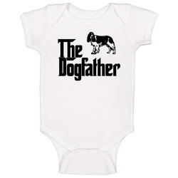 English Springer Spaniel Custom Dog Breed The Dogfather Baby One Piece English Springer Spaniel Custom Dog Breed The Dogfather Baby One Piece