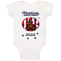 2022 Nathans Hot Dog Eating Contest Food Lovers Baby One Piece 2022 Nathans Hot Dog Eating Contest Food Lovers Baby One Piece