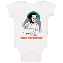 Whatcha Talkin About Willis Gary Coleman Baby One Piece Whatcha Talkin About Willis Gary Coleman Baby One Piece