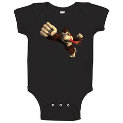 Donkey Kong Video Game Baby One Piece Donkey Kong Video Game Baby One Piece