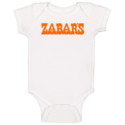 Zabar's The Bronx Ny Restaurant Logo Baby One Piece Zabar's The Bronx Ny Restaurant Logo Baby One Piece