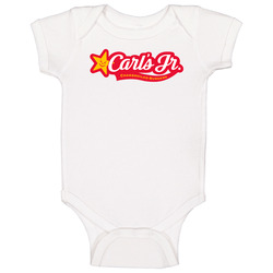 Carls Jr Fast Food Logo Baby One Piece Carls Jr Fast Food Logo Baby One Piece