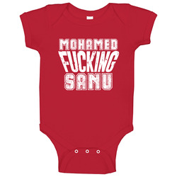 Fcking Mohamed Sanu Atlanta Football Team Favorite Player Fan Baby One Piece Fcking Mohamed Sanu Atlanta Football Team Favorite Player Fan Baby One Piece