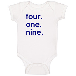 Ohio 419 Fun Cool Area Code Pride Baby One Piece Ohio 419 Fun Cool Area Code Pride Baby One Piece
