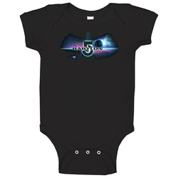 Babylon 5 Logo Television Show Sci Fi Baby One Piece Babylon 5 Logo Television Show Sci Fi Baby One Piece