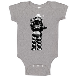 Robby The Robot Forbidden Planet Baby One Piece Robby The Robot Forbidden Planet Baby One Piece