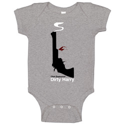 Dirty Harry Clint Eastwood Movie Legend Fan Baby One Piece Dirty Harry Clint Eastwood Movie Legend Fan Baby One Piece