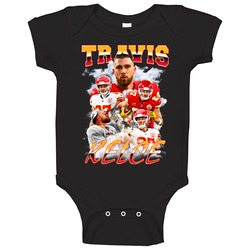 Travis Kelce Collage Baby One Piece Travis Kelce Collage Baby One Piece