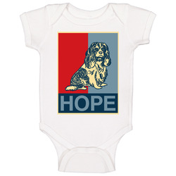 Cavalier King Charles Spaniel Custom Dog Breed Hope Parody Baby One Piece Cavalier King Charles Spaniel Custom Dog Breed Hope Parody Baby One Piece