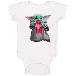 Baby Yoda The Child Mandalorian Cheerwine Soda Pop Drink Baby One Piece Baby Yoda The Child Mandalorian Cheerwine Soda Pop Drink Baby One Piece