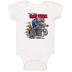 Brother Rat Fink Ed Big Daddy Roth Baby One Piece Brother Rat Fink Ed Big Daddy Roth Baby One Piece