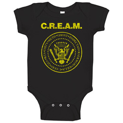 Wutang Ramones Cream Parody Baby One Piece Wutang Ramones Cream Parody Baby One Piece