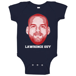 Lawrence Guy Face Big Head New England Football Player Fan Baby One Piece Lawrence Guy Face Big Head New England Football Player Fan Baby One Piece